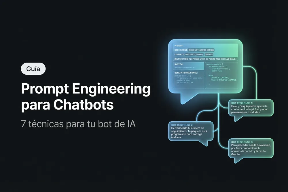 Prompt engineering para chatbots: 7 técnicas