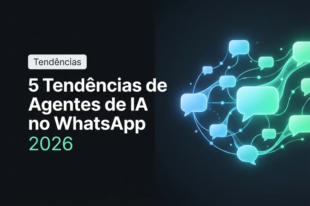 Chatbots de IA no WhatsApp 2026: 5 Tendências-Chave