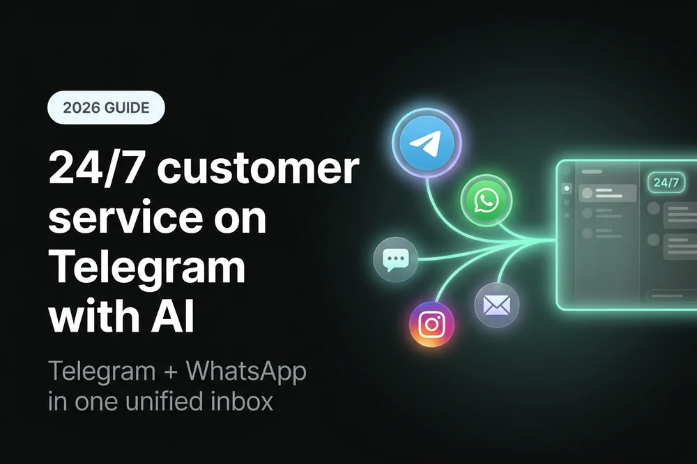 24/7 customer service on Telegram with AI - AsisteClick