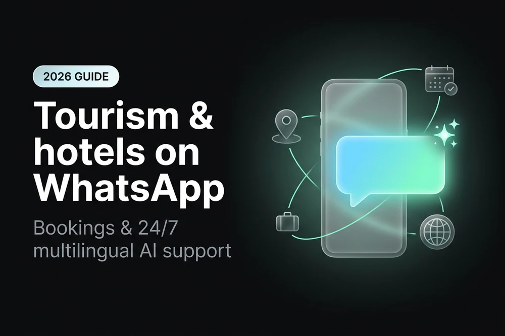Chatbot for tourism & hotels on WhatsApp: 2026 guide
