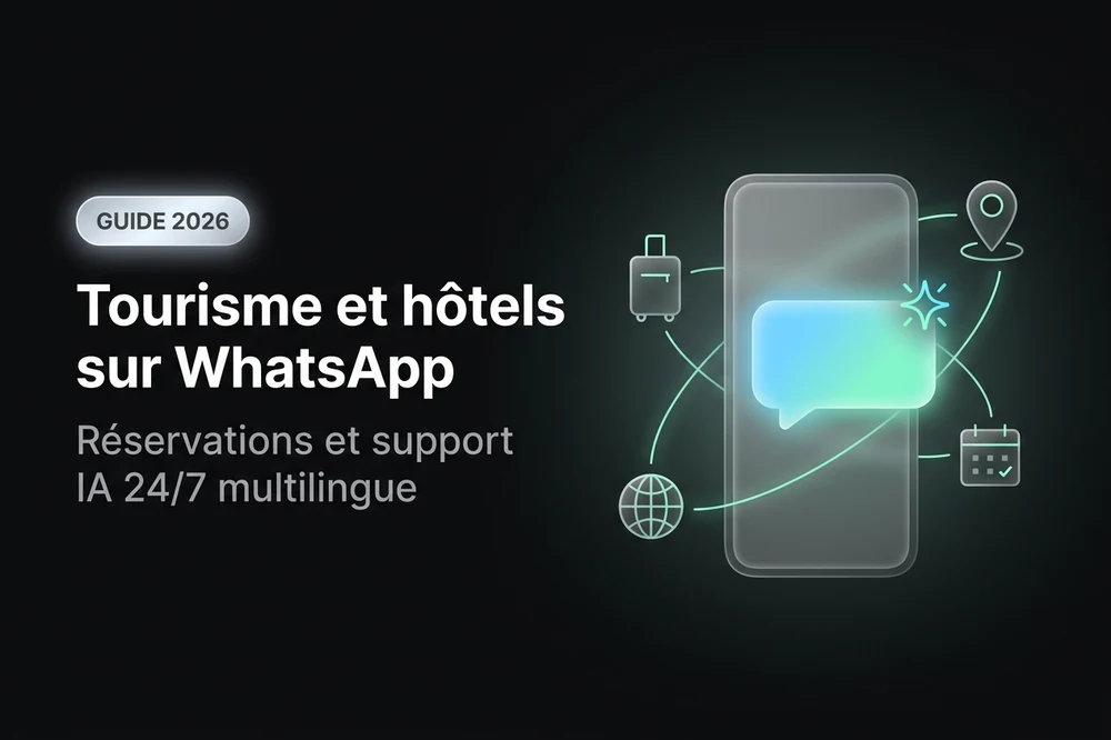 Chatbot tourisme et hôtels sur WhatsApp : guide 2026