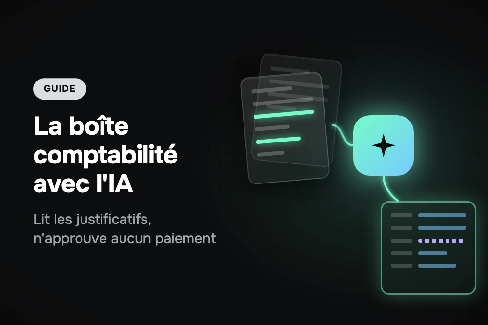 Agent IA lisant des justificatifs de paiement et des factures dans la boîte comptabilité