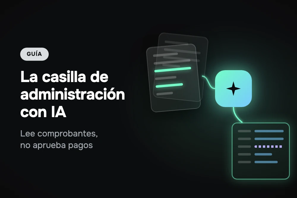 Facturas y comprobantes por email: IA que lee, no que paga