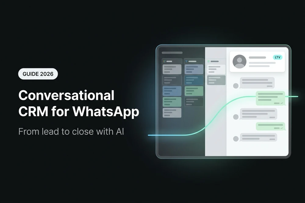 Conversational CRM for WhatsApp: lead to close