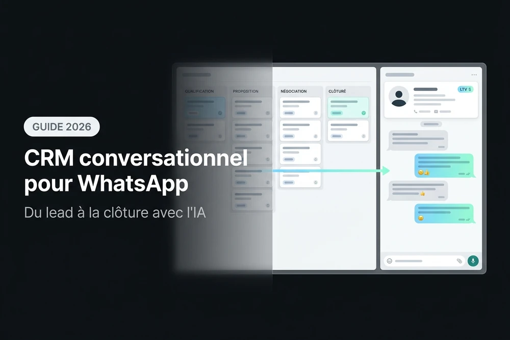 CRM conversationnel pour WhatsApp : du lead à la clôture