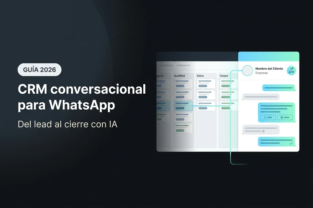 CRM conversacional para WhatsApp: del lead al cierre