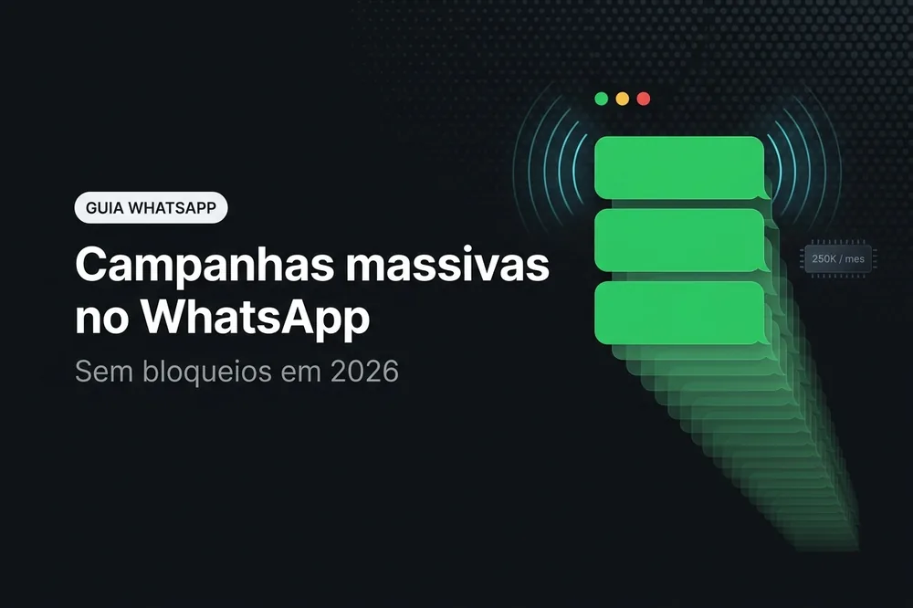 Campanhas massivas WhatsApp 2026 sem bloqueios - AsisteClick