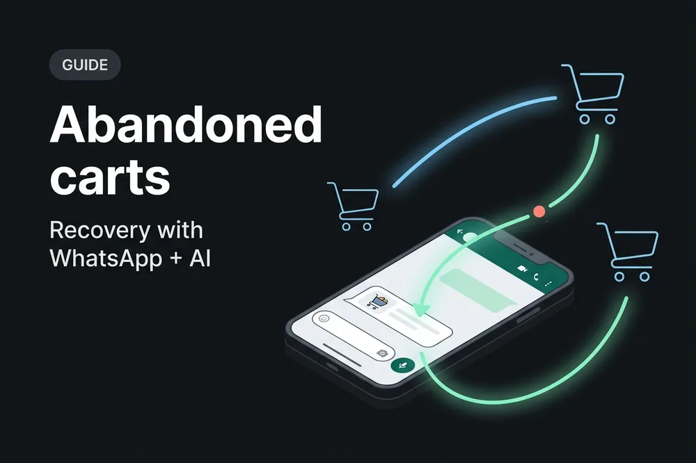 Recovering abandoned carts via WhatsApp with AI