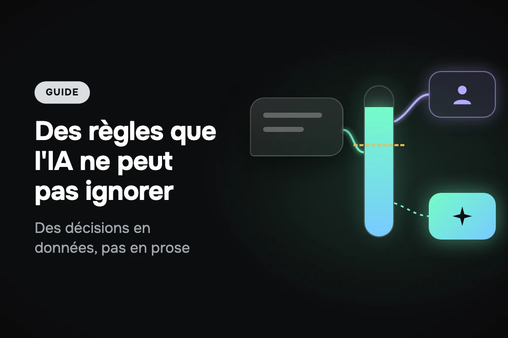 Agent IA évaluant une décision avec une probabilité et un seuil avant d'agir