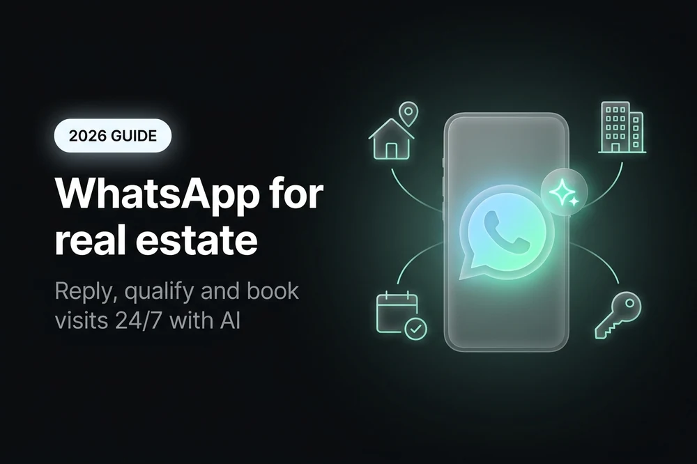 WhatsApp for real estate: book visits with AI