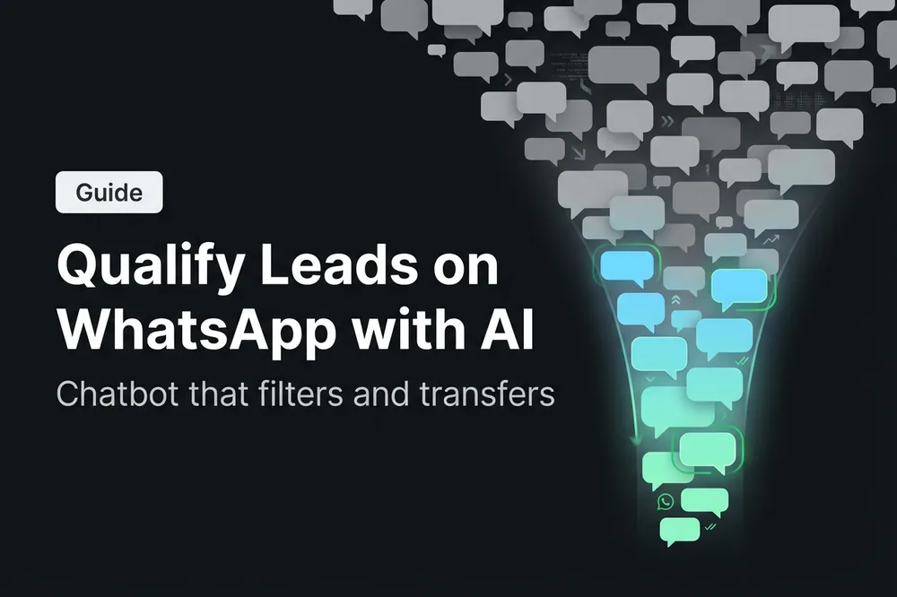 How to qualify leads on WhatsApp with an AI Agent: automatic qualification flow with a GPT agent
