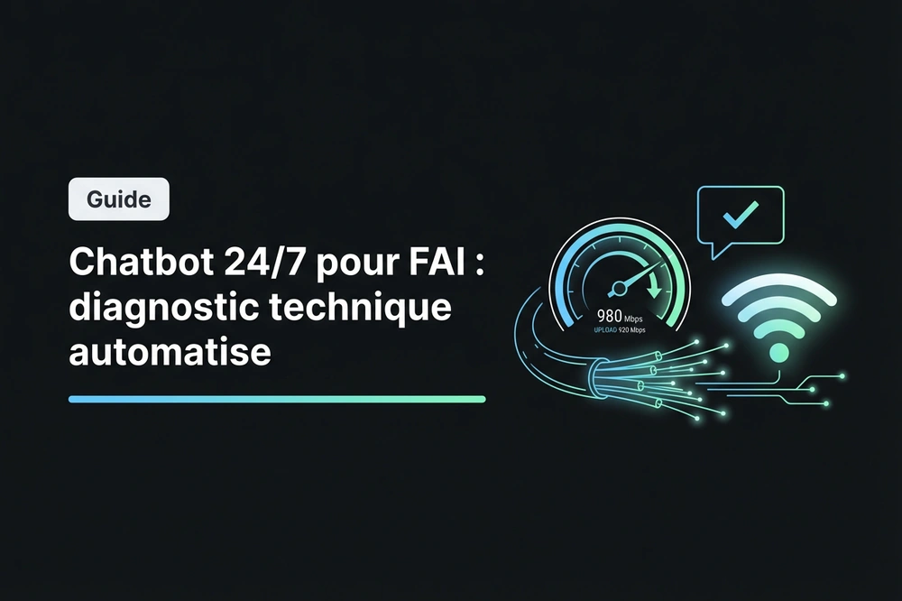 Chatbot de support technique pour ISP avec diagnostic automatisé, speed test et gestion des tickets via WhatsApp
